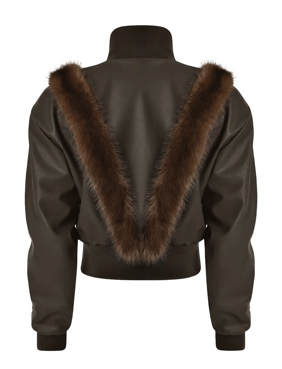 OW Collection - BELA Jacket - vårjackor - brown - 2