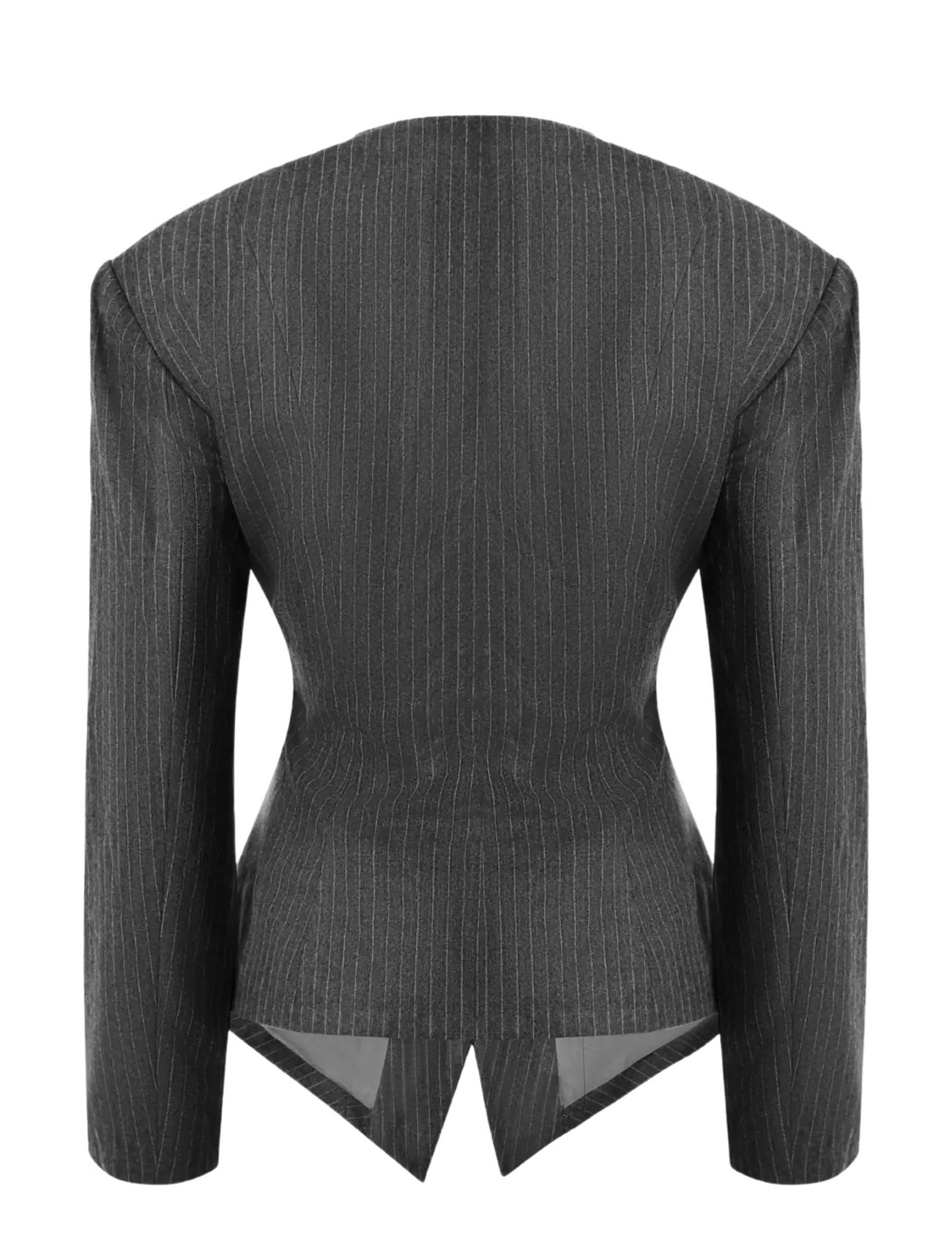 OW Collection - LANI Blazer - Ühes joones nööpidega bleiserid - grey stripe - 2