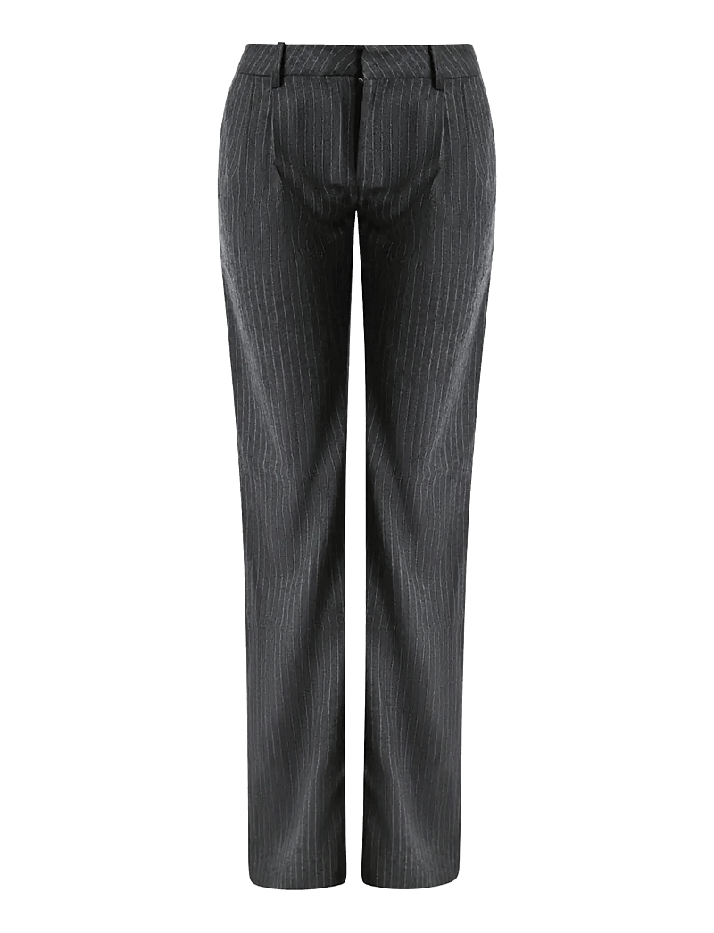 OW Collection - LANI Pants - habitbukser - grey stripe - 1