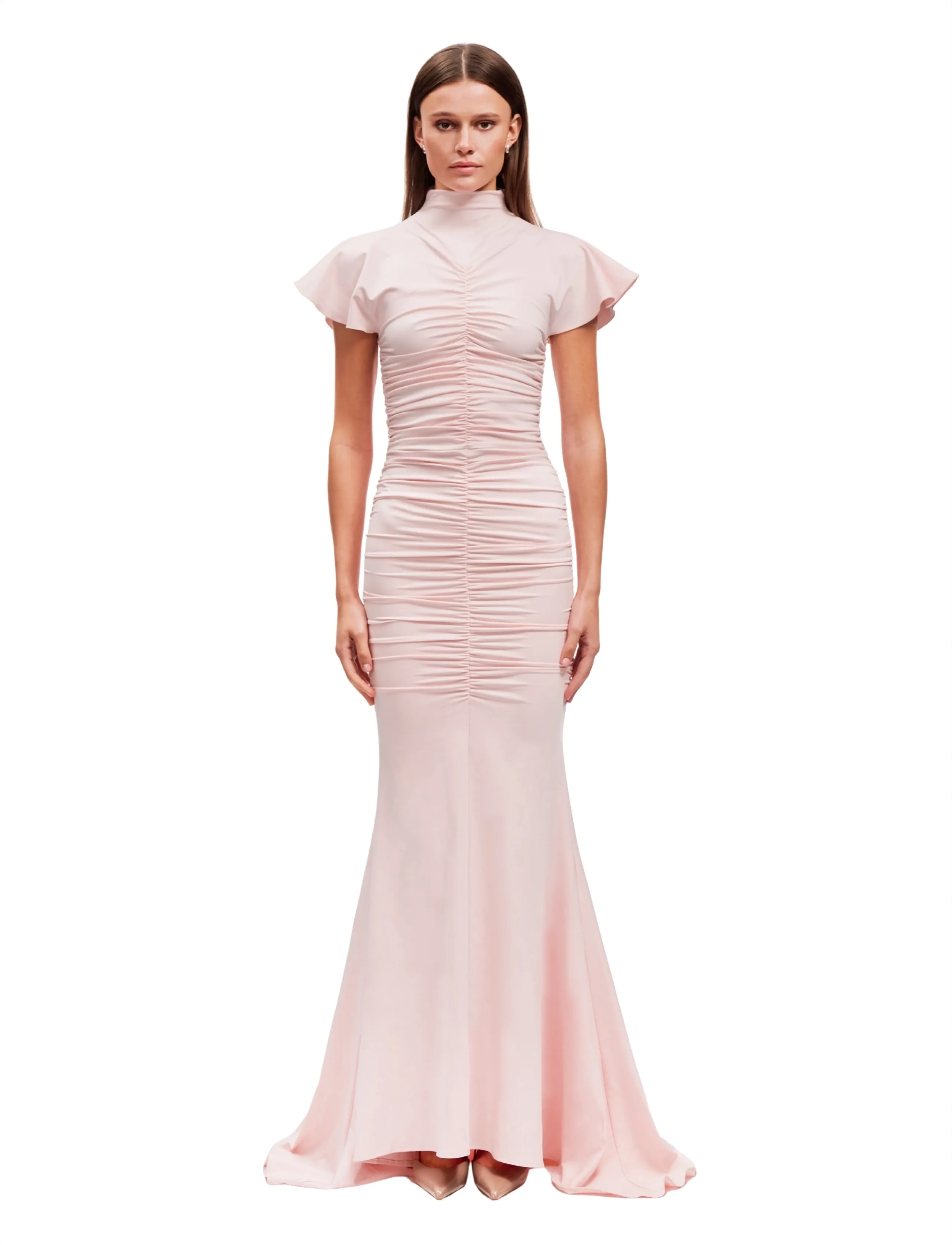 OW Collection Marla Maxi Dress, L, Pink, Kjoler > Maxikjole, Dame