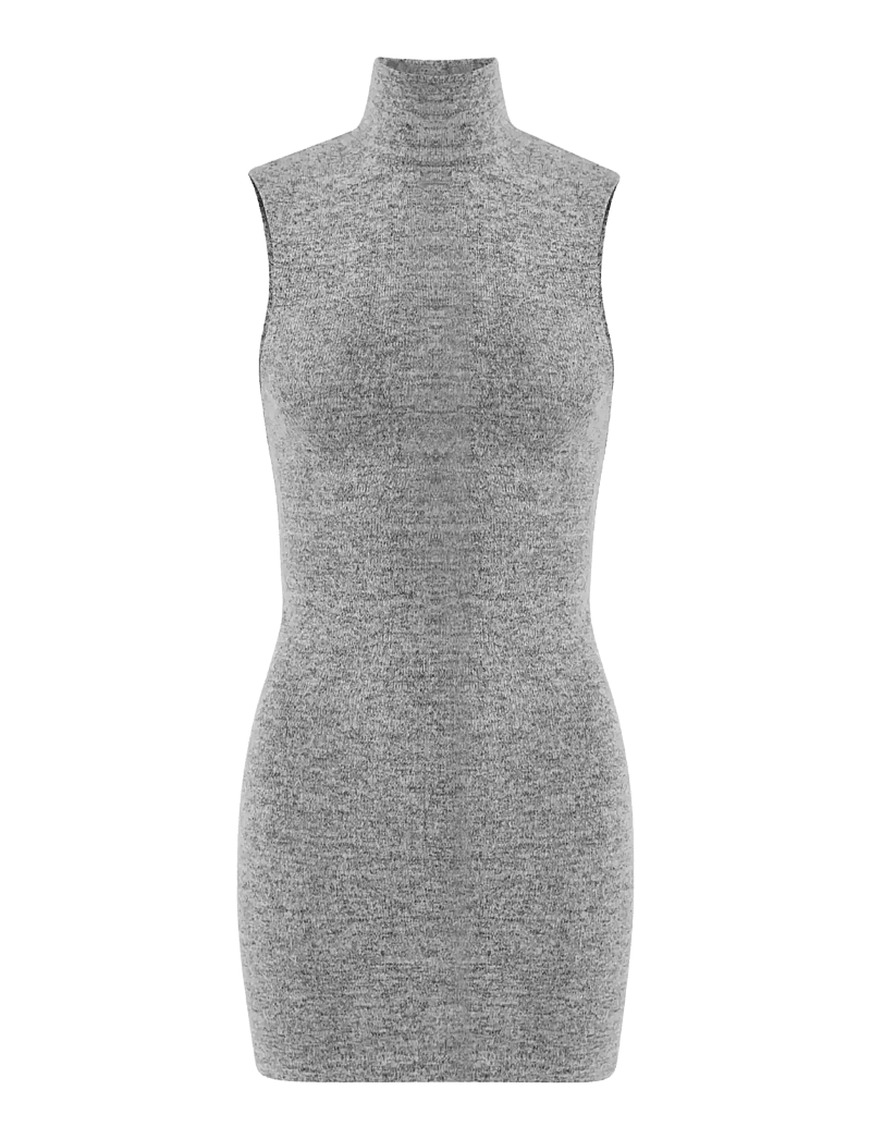 OW Collection - RUE Mini Dress - liibuvad kleidid - grey - 1