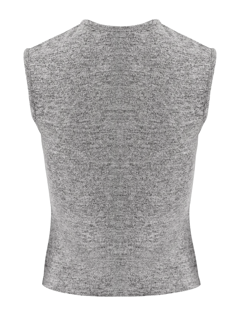 OW Collection - RUE Vest - gestrickte westen - grey - 2