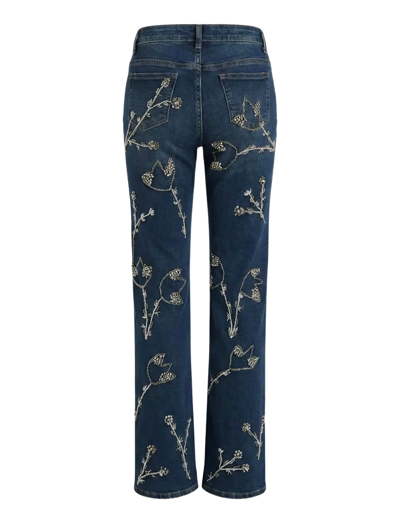 OW Collection - NOVA Embellished Denim Jeans - straight jeans - dark wash - 2