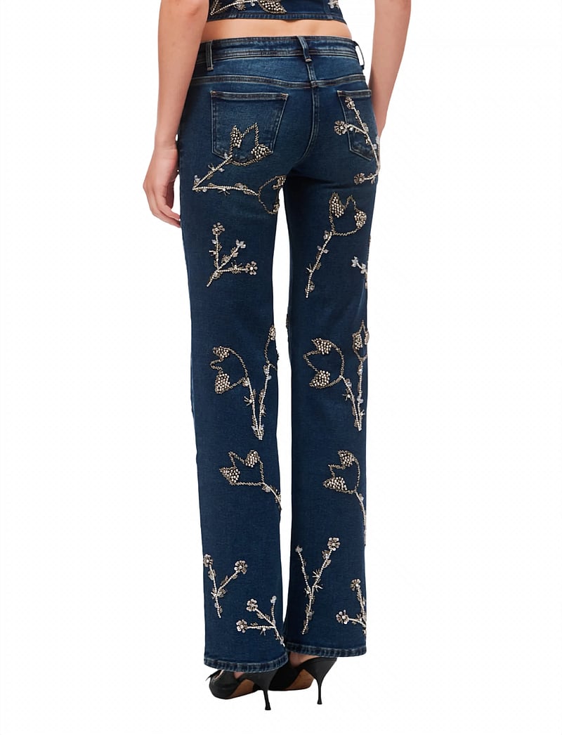 OW Collection - NOVA Embellished Denim Jeans - straight jeans - dark wash - 5