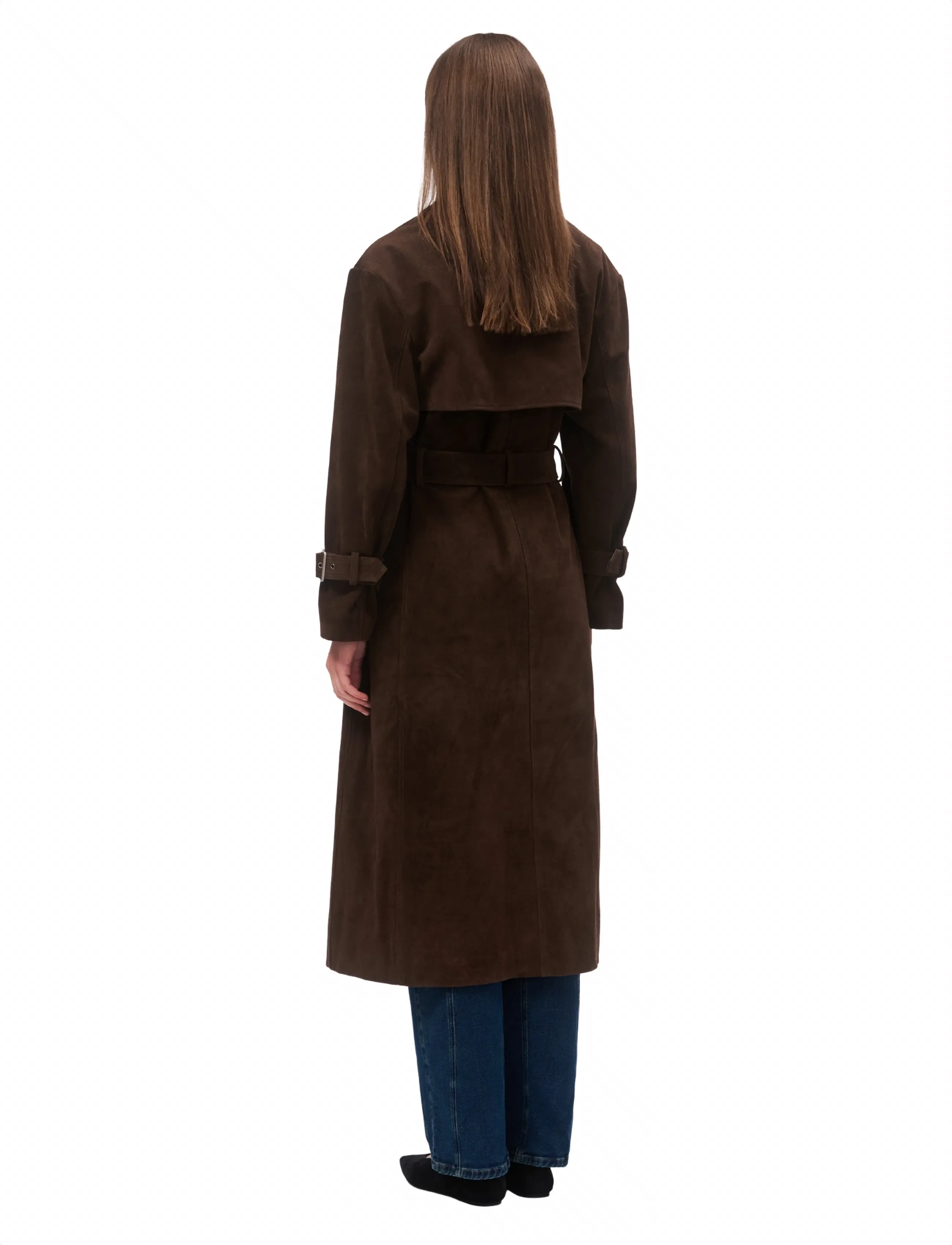 OW Collection - ZADE Trenchcoat - outerwear - brown - 4