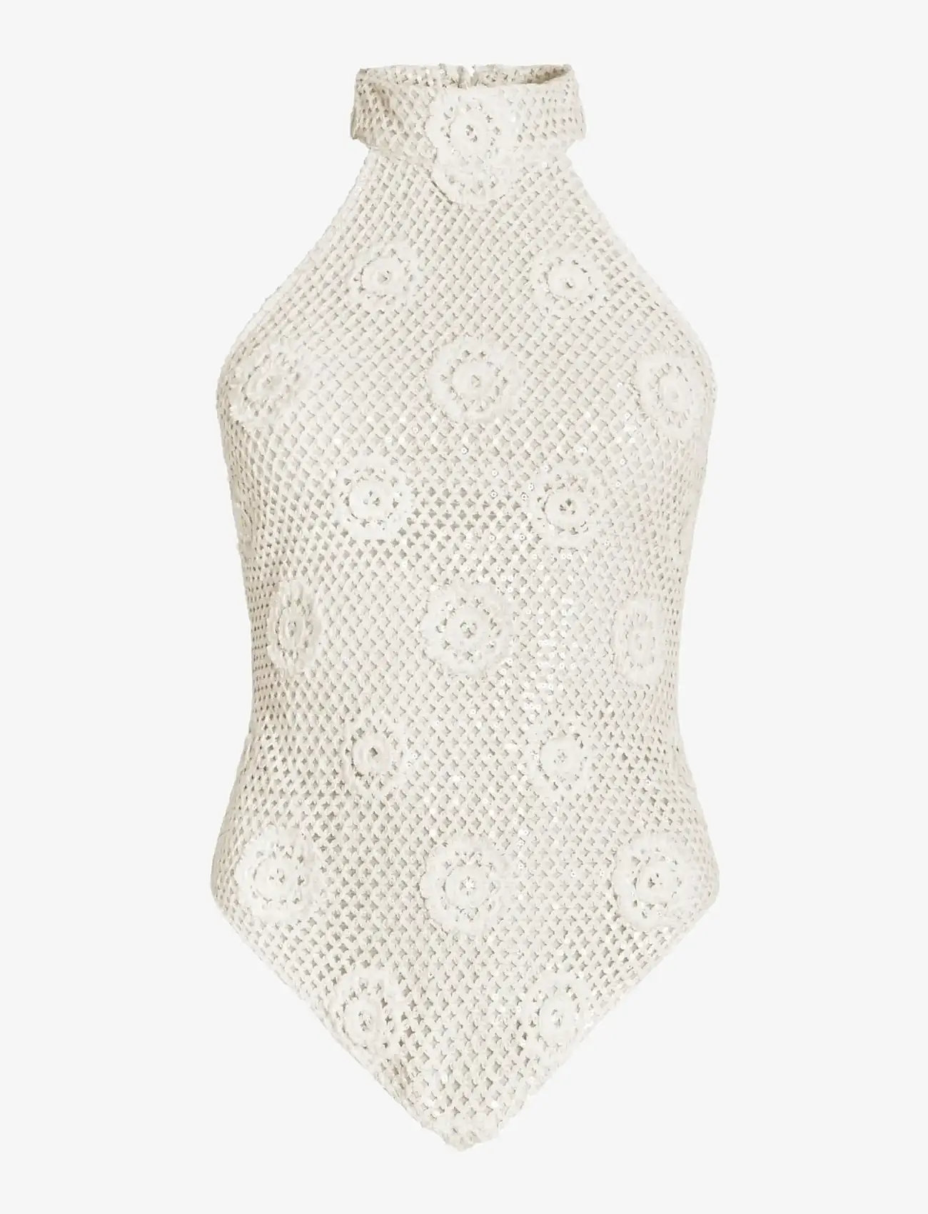 OW Collection - COLLETTE Top - ermalausir toppar - beige - 1
