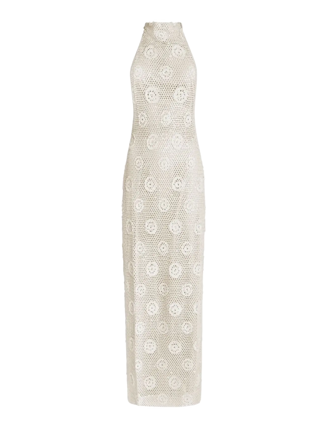 OW COLLECTION Collette Maxi Kleid Beige - M - Damen