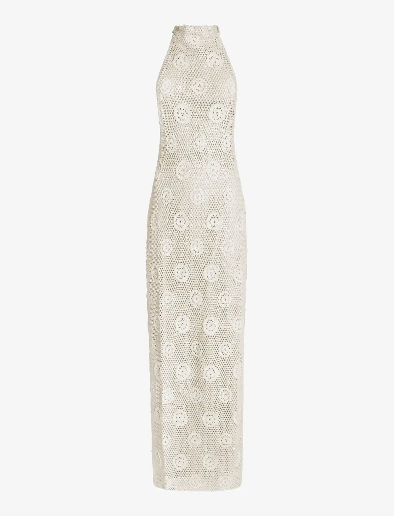 OW Collection - COLLETTE Maxi Dress - aftonklänningar - beige - 1
