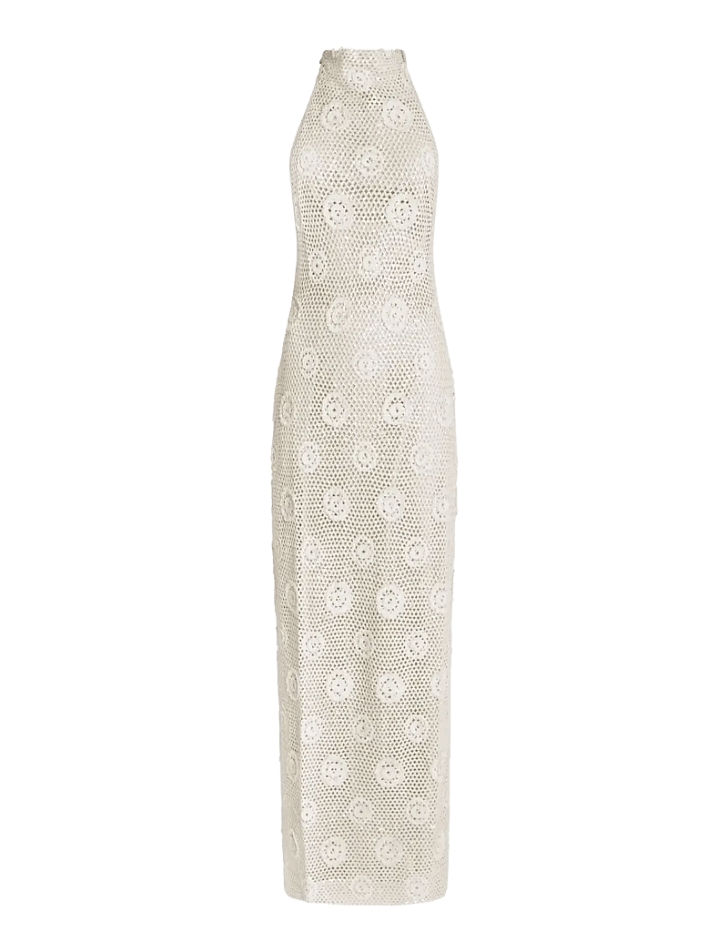 OW Collection - COLLETTE Maxi Dress - aftonklänningar - beige - 1