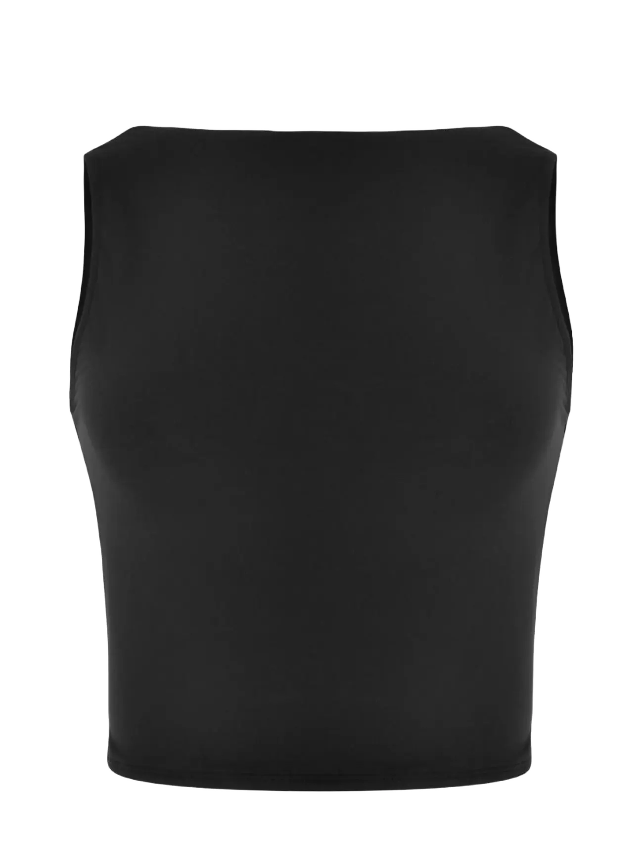OW COLLECTION Eris Crop Oberteil Schwarz - XL - Damen