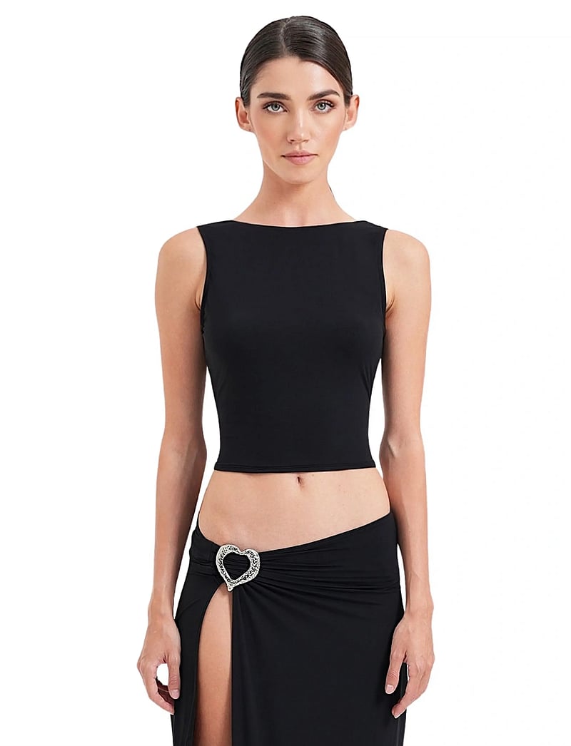 OW Collection - ERIS Crop Top - crop tops - black - 0