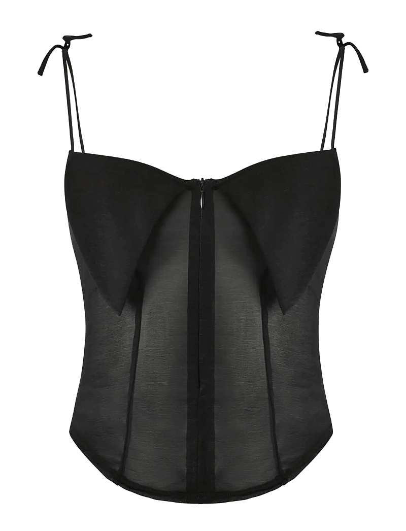 OW Collection - ASTRA Top - topid ja varrukateta alussärgid - black - 1