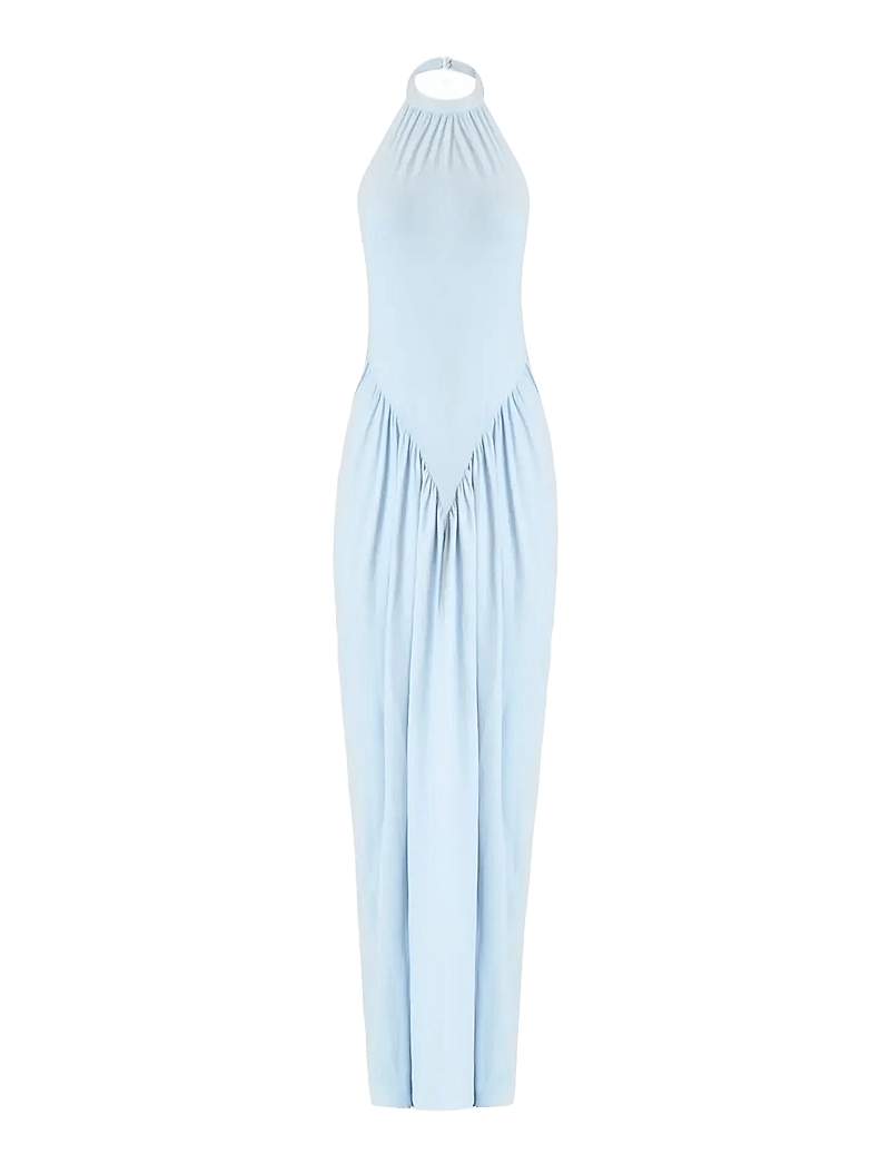 OW Collection - LYSA Maxi Dress - aftonklänningar - blue - 1