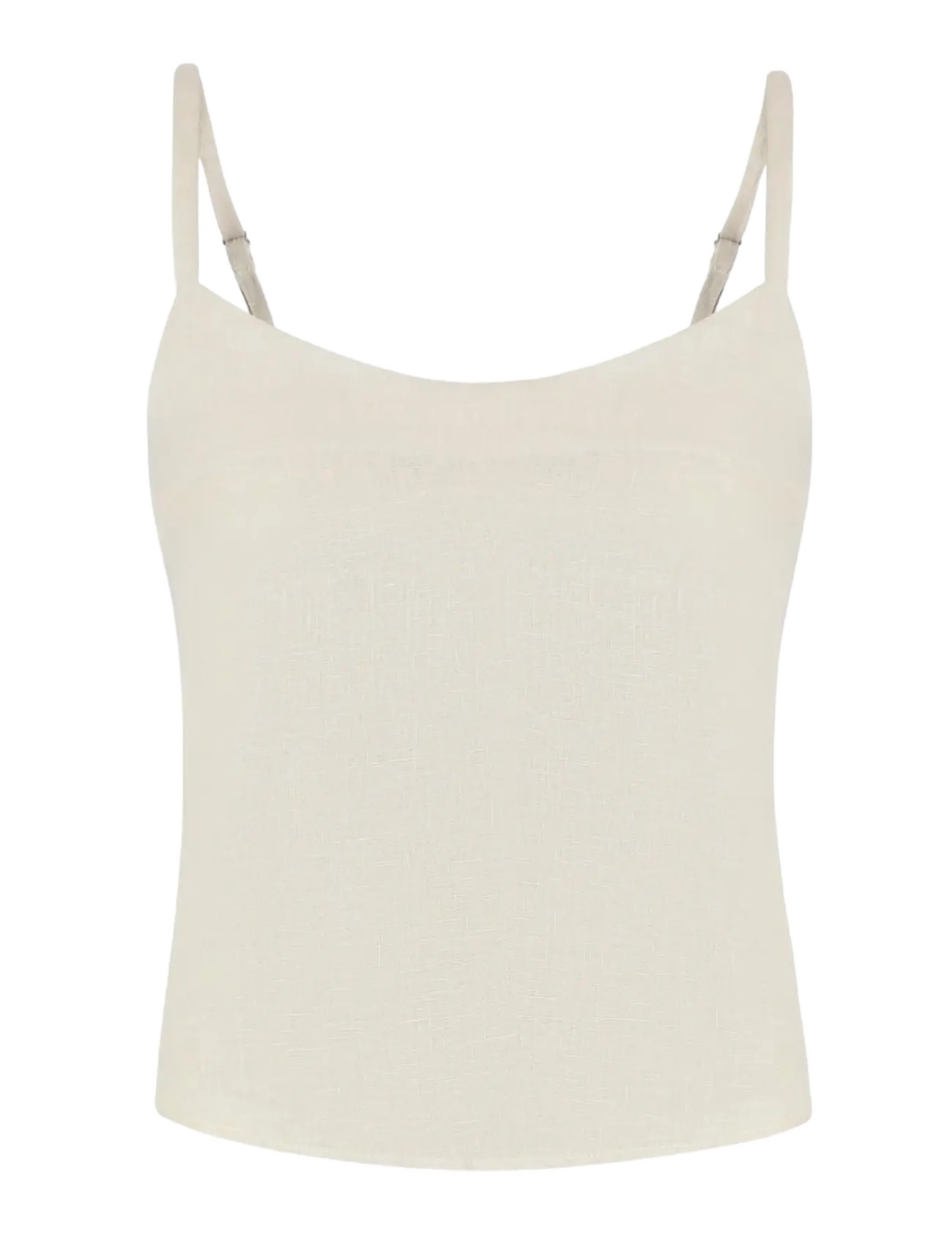 OW Collection LUMA Tie Top - T-shirts & Toppe - BEIGE / beige