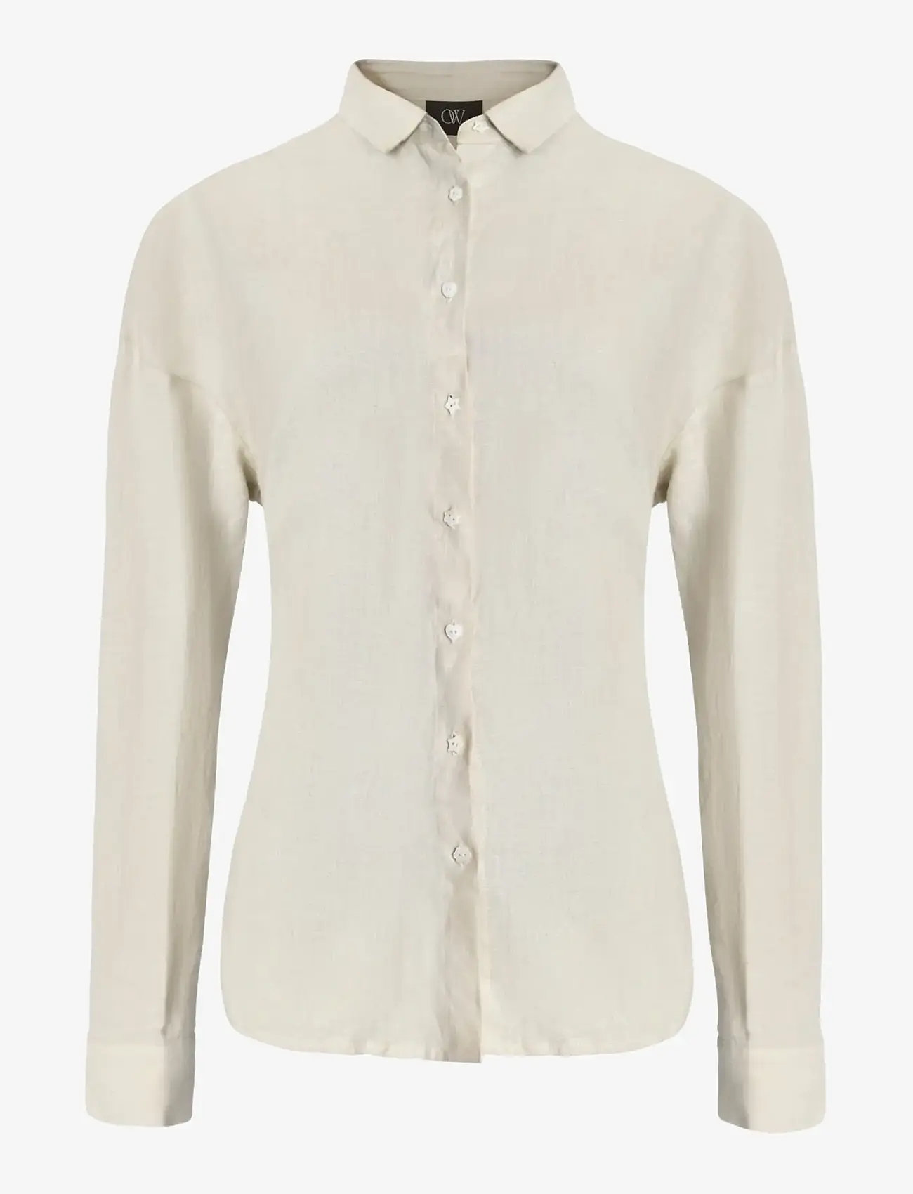 OW Collection - LUMA Shirt - linen shirts - beige - 1