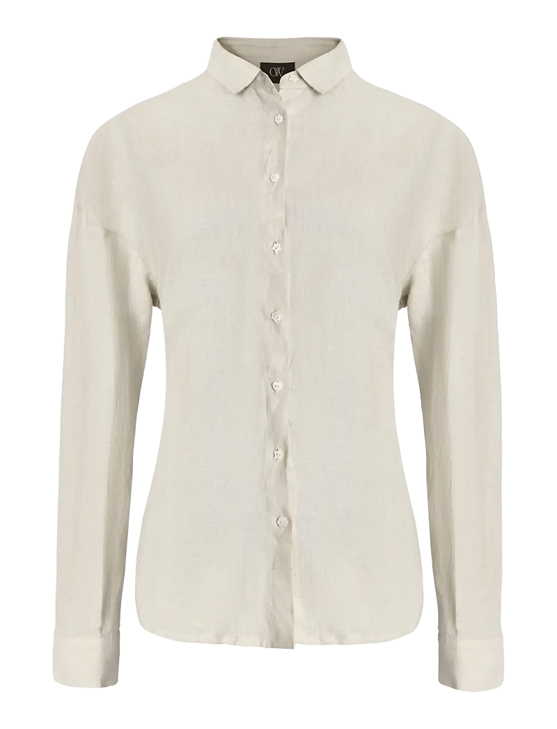 OW Collection - LUMA Shirt - linen shirts - beige - 1