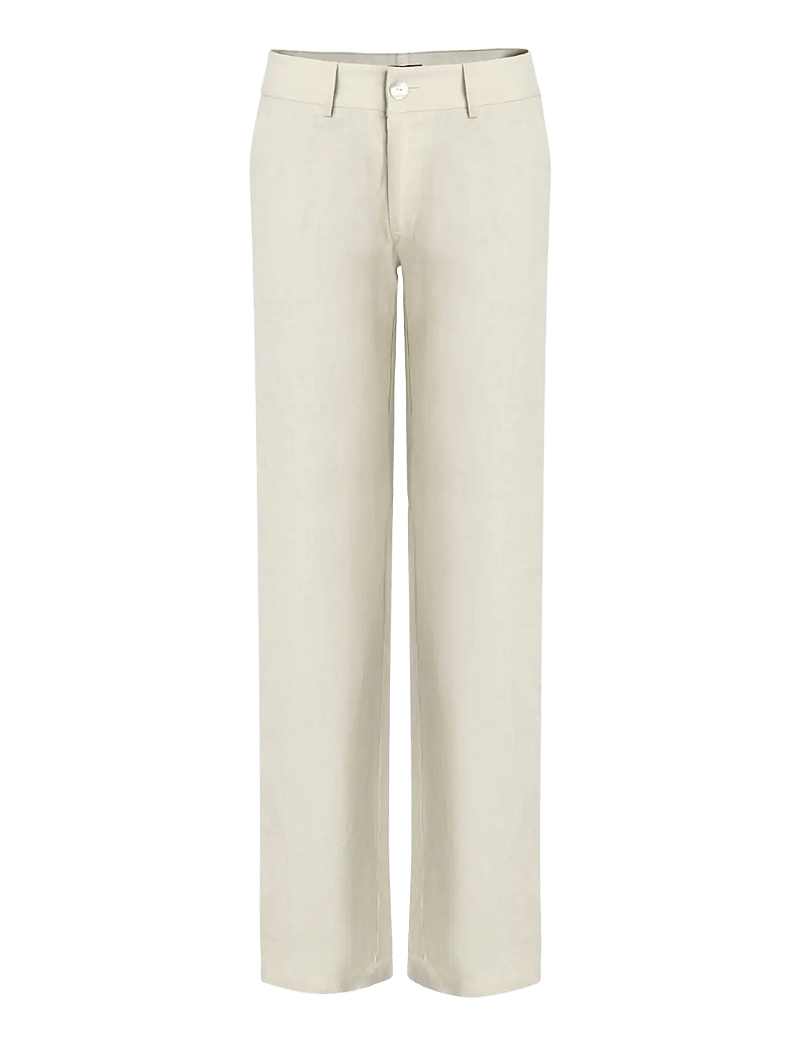 OW Collection - LUMA Pants - hørbukser - beige - 1
