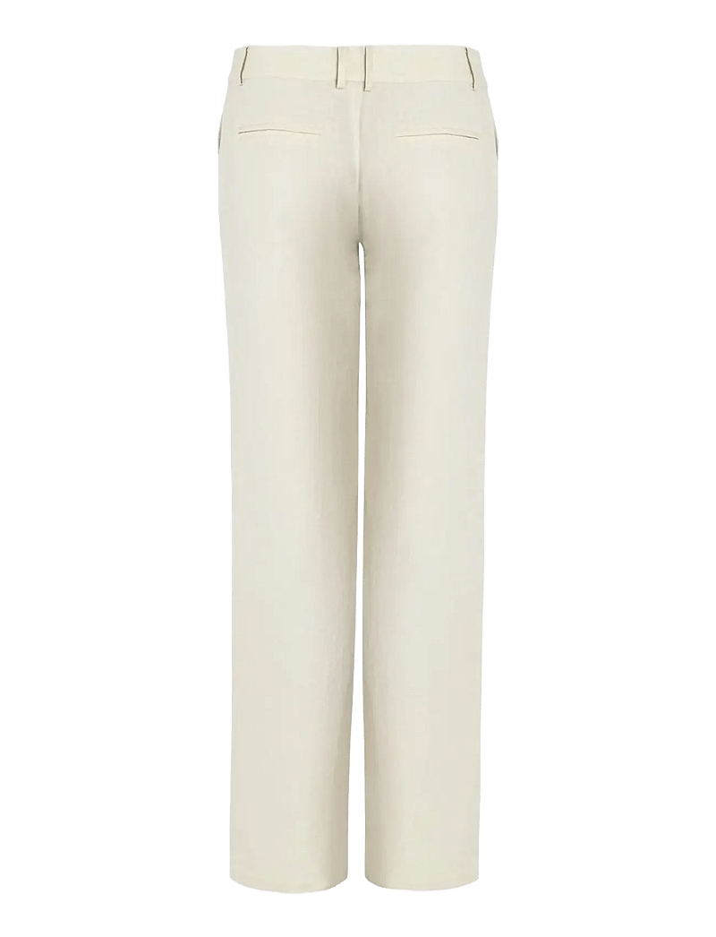 OW Collection - LUMA Pants - hørbukser - beige - 2