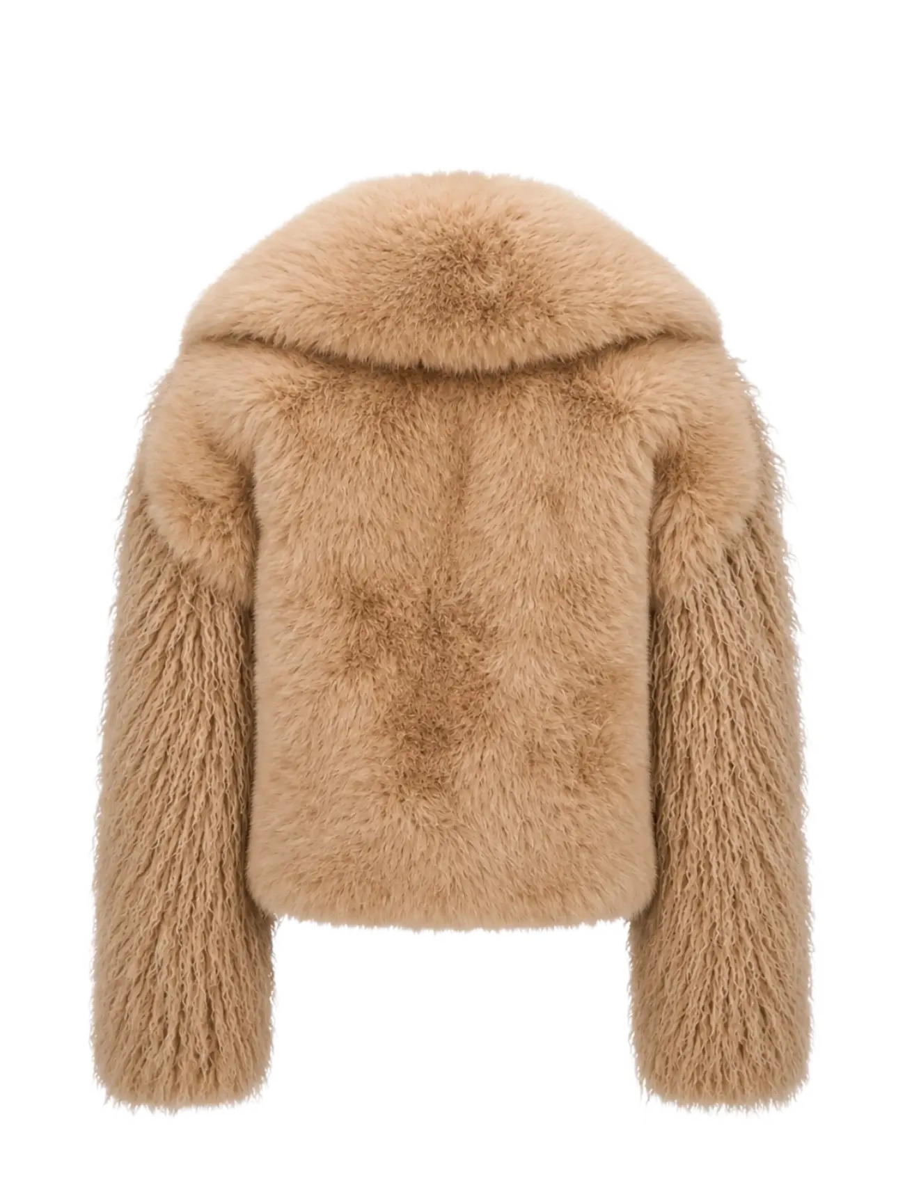 OW Collection - ALVA Faux Fur Jacket - tan - 2