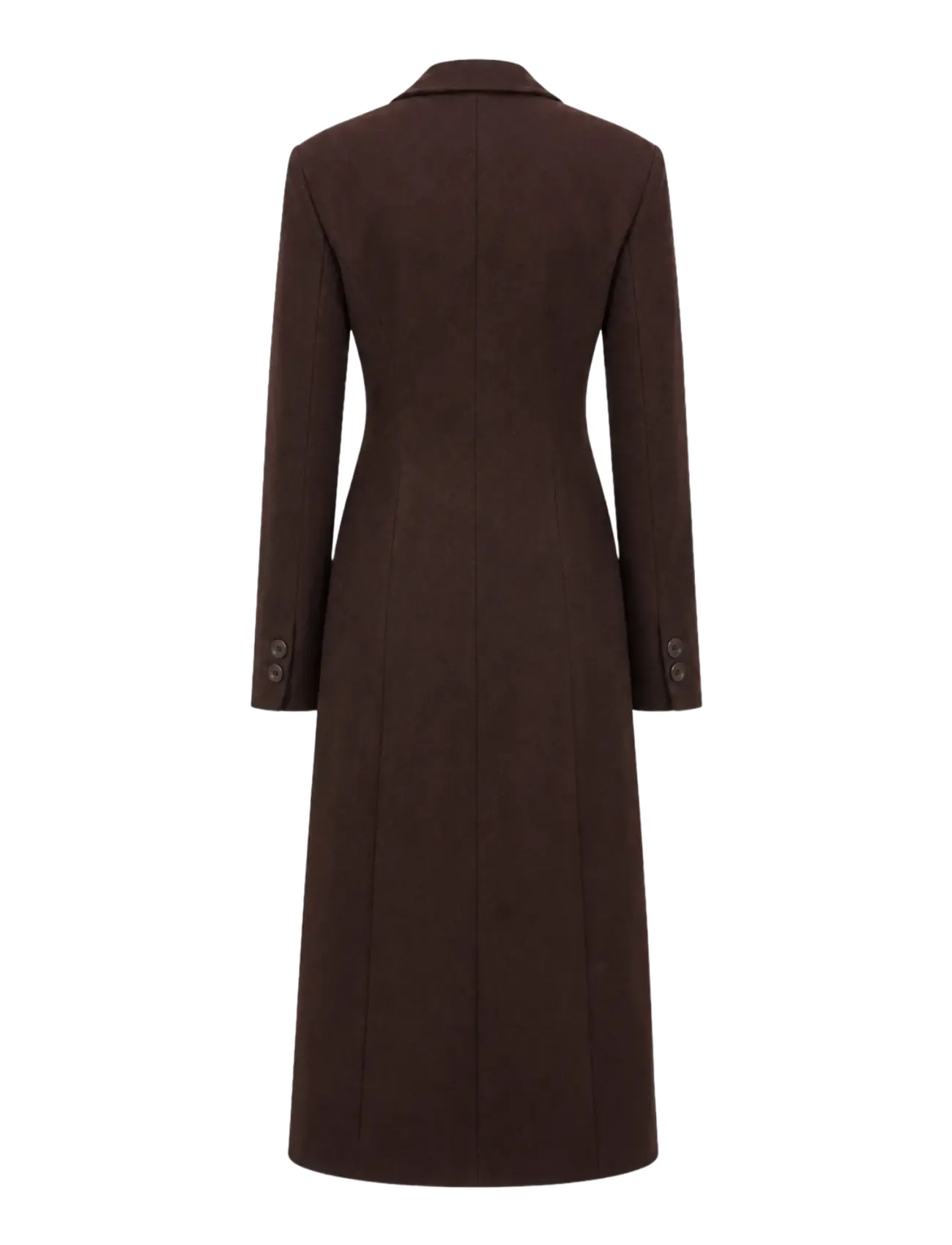 OW Collection - YRSA Wool Coat - talvejoped - tobacco brown - 2