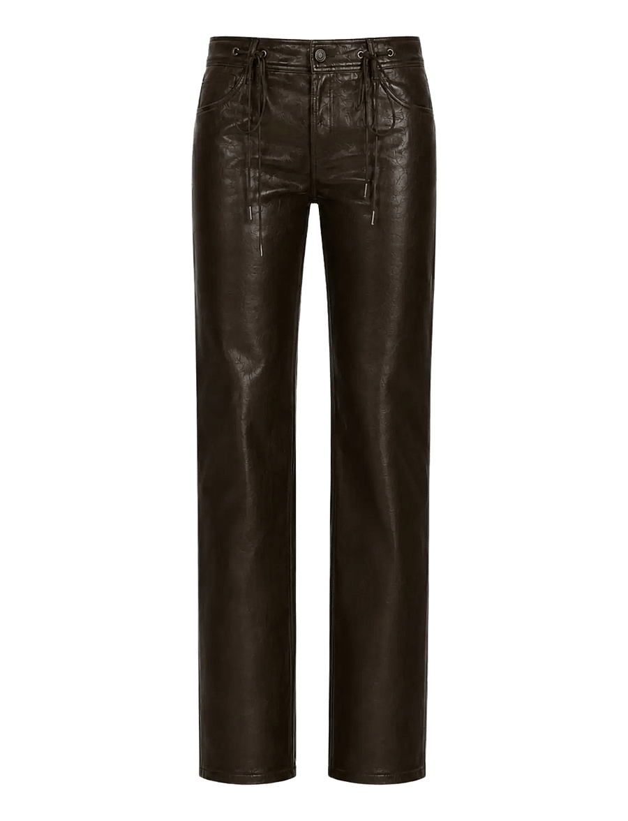 OW Collection - KAYA Pants - hose mit geradem bein - tobacco brown - 1