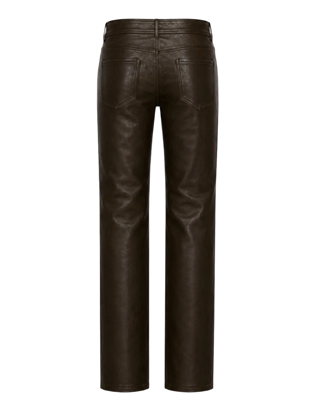 OW Collection - KAYA Pants - straight leg trousers - tobacco brown - 2