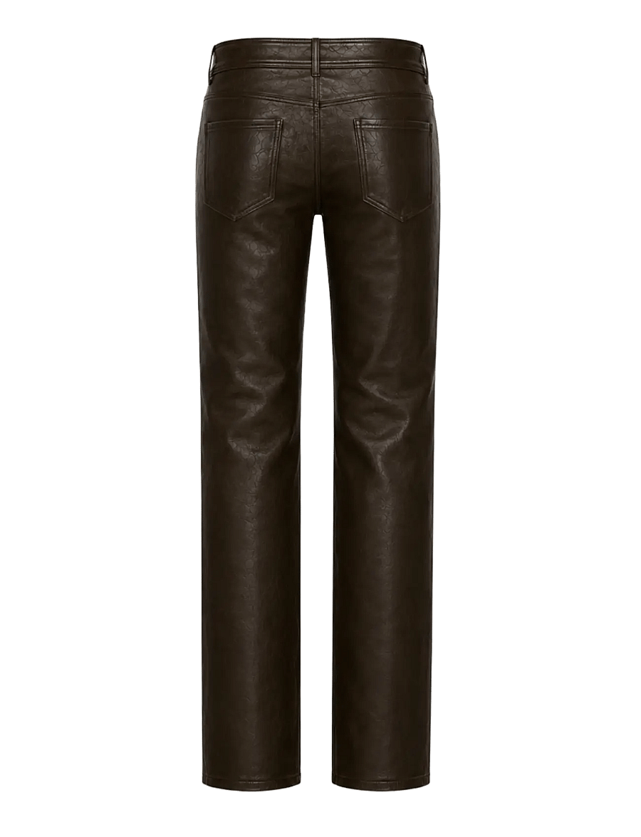 OW Collection - KAYA Pants - hose mit geradem bein - tobacco brown - 2