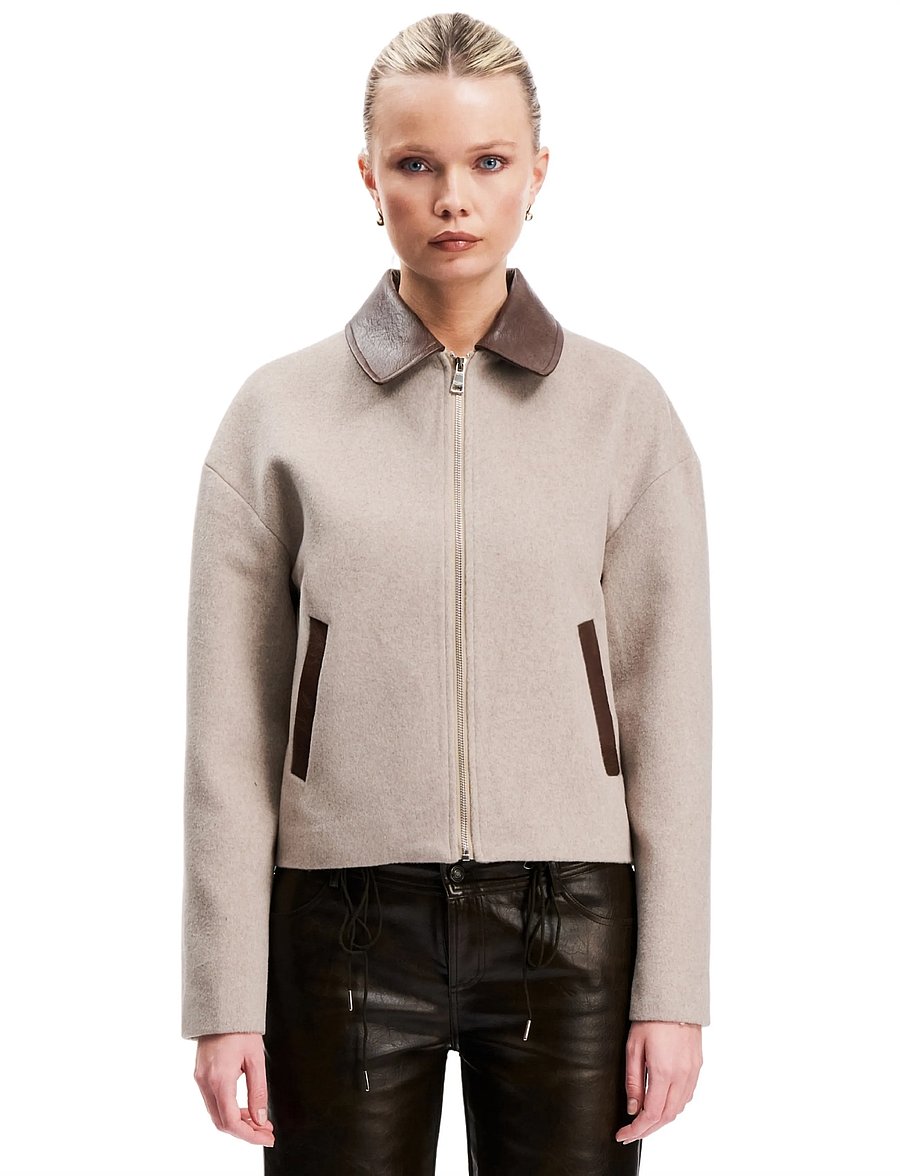 OW Collection - ODA Wool Jacket - grey - 0
