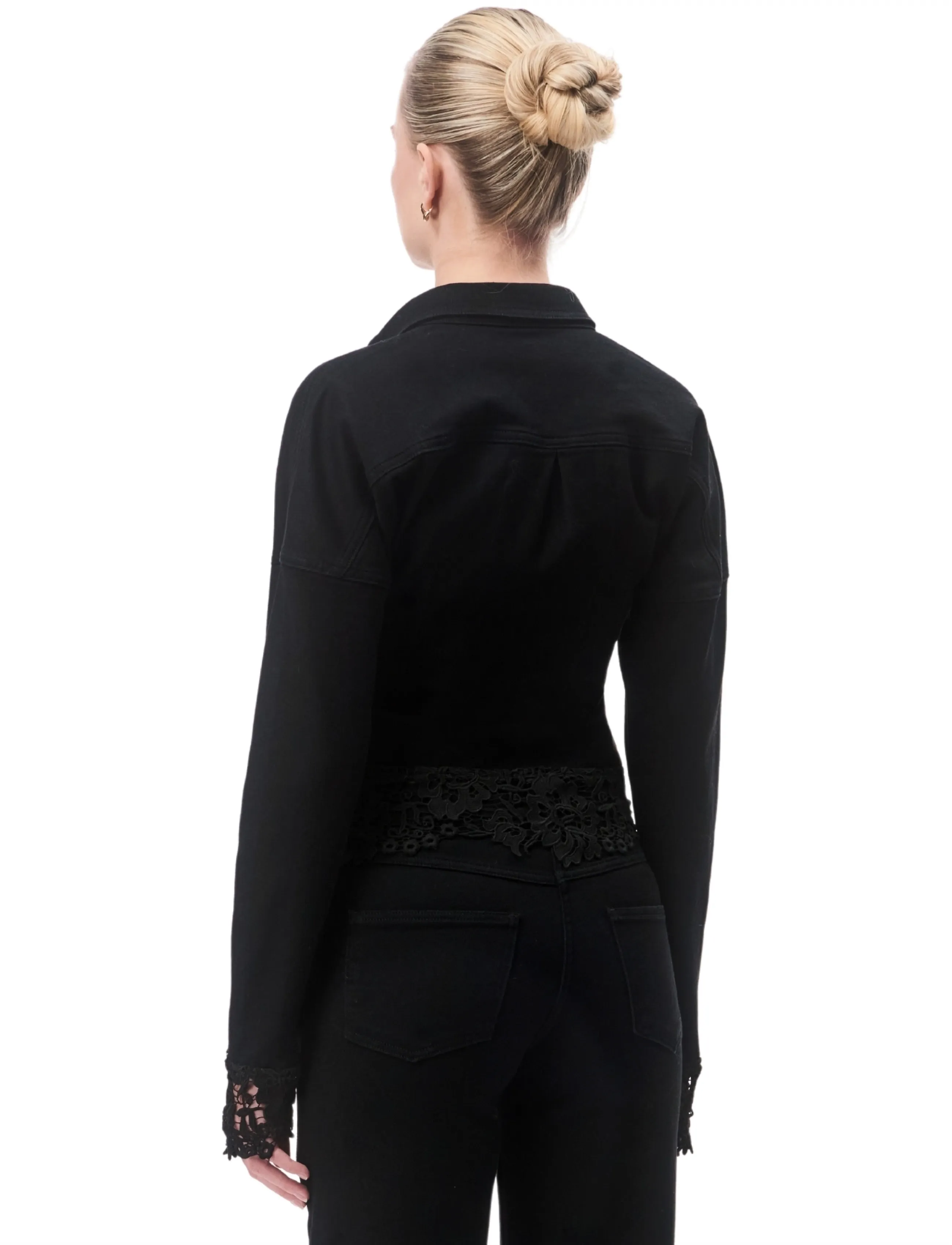 OW Collection - ELDORA Denim Shirt - black - 4