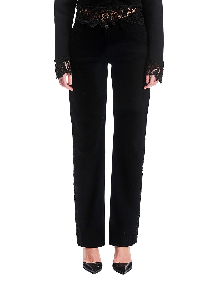 OW Collection - ELDORA Denim Jeans - gerade jeans - black - 0