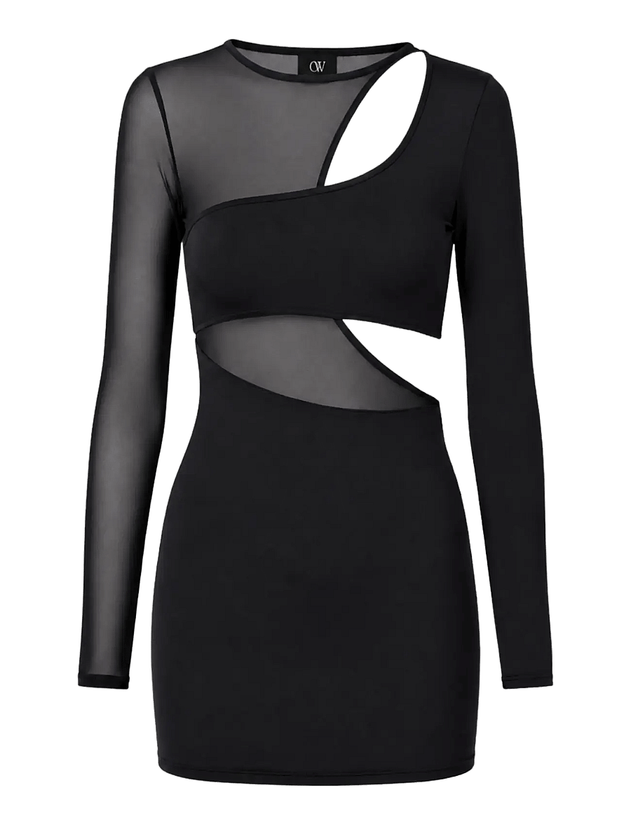 OW Collection - KARI Mini Dress - black - 1