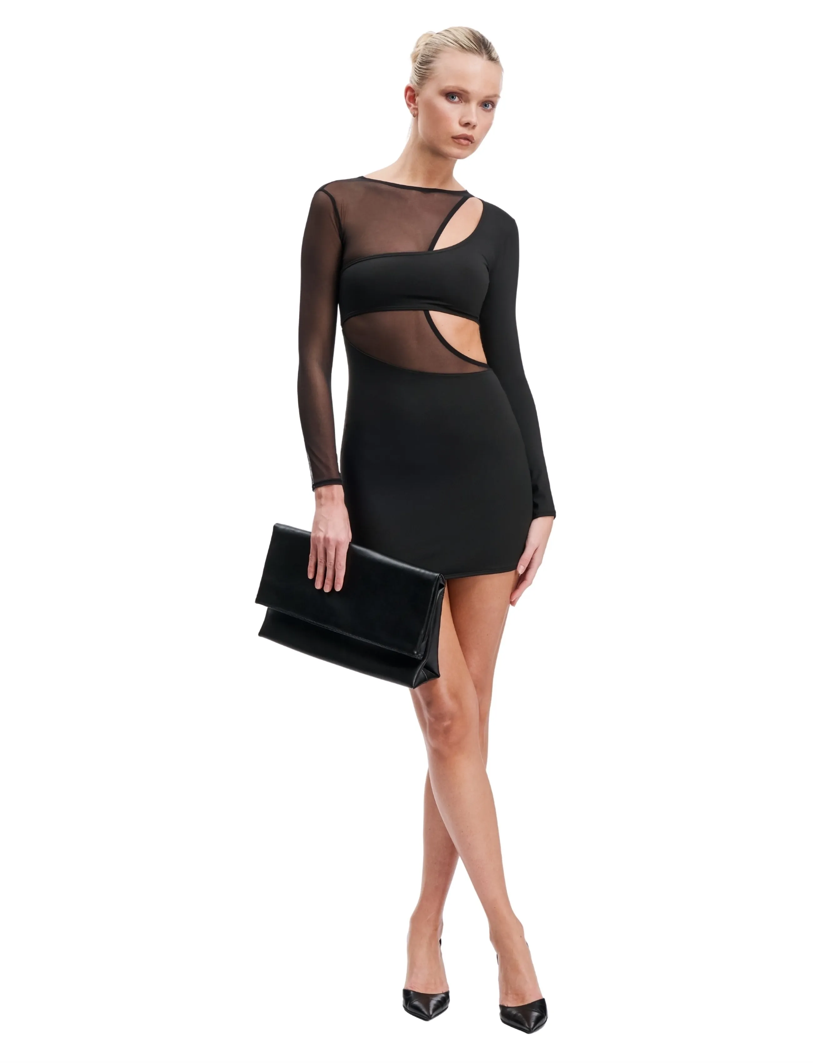 OW Collection - KARI Mini Dress - black - 5