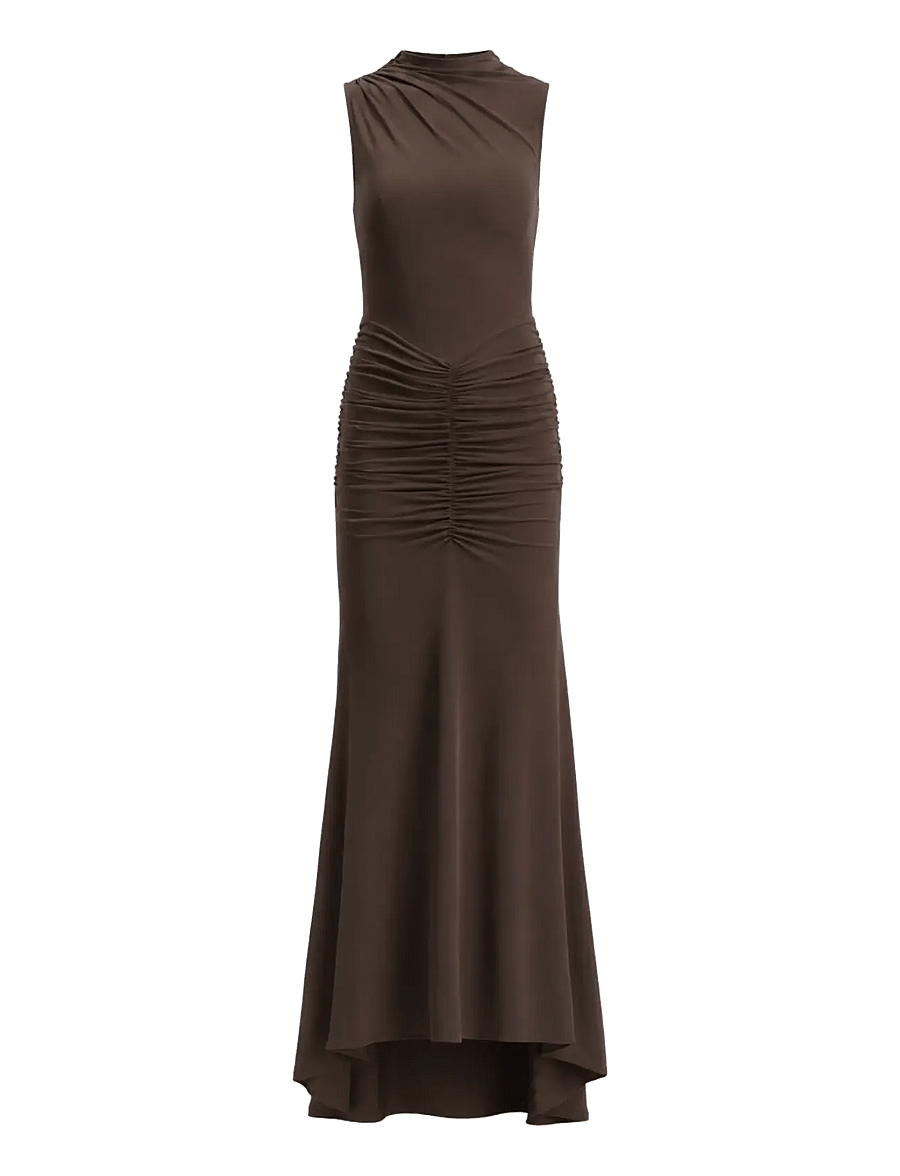 OW Collection - ELINA Maxi Dress - chocolate brown - 1