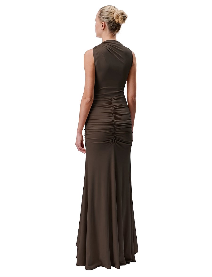 OW Collection - ELINA Maxi Dress - chocolate brown - 4