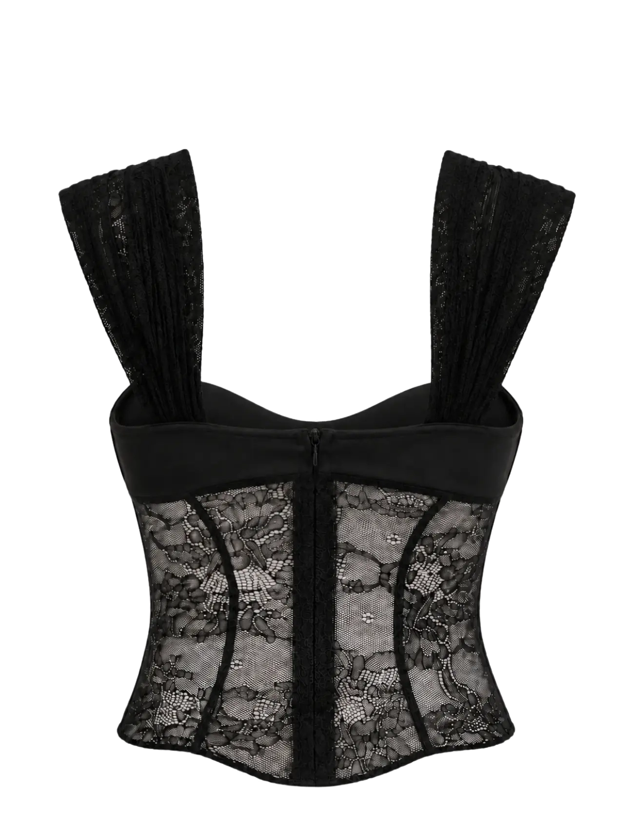 OW Collection - VILDA Lace Top - black - 2
