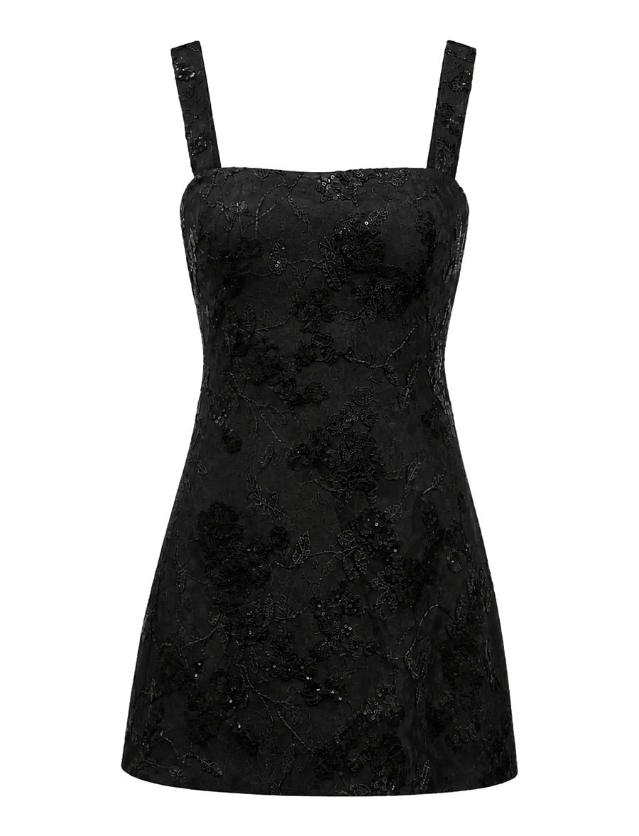 OW Collection - RAVINA Mini Dress - black - 1