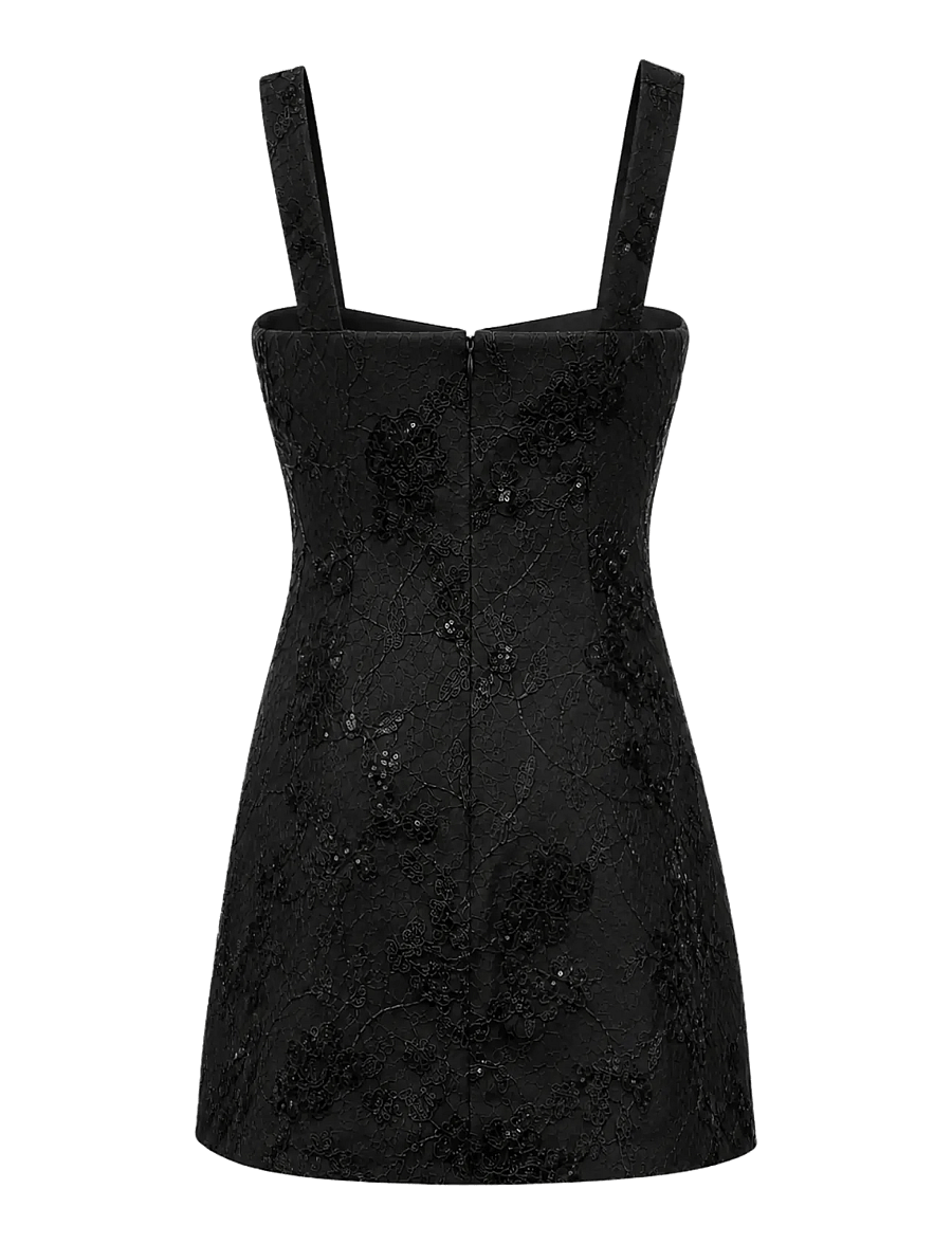 OW Collection - RAVINA Mini Dress - black - 2