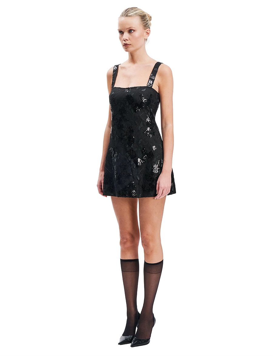 OW Collection - RAVINA Mini Dress - black - 3