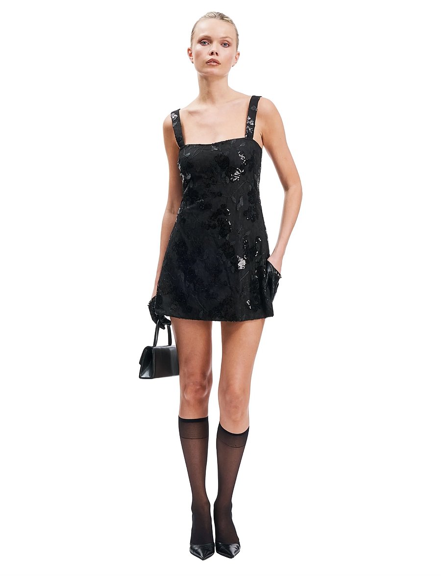OW Collection - RAVINA Mini Dress - black - 5