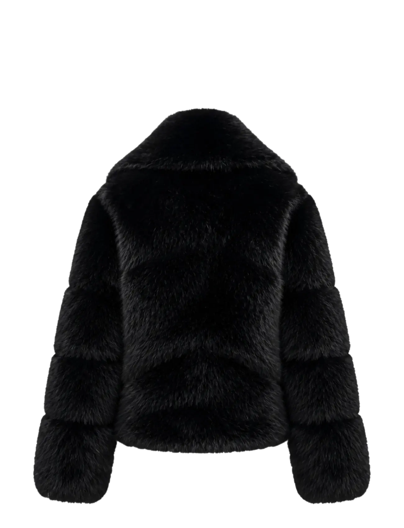 OW Collection - MILAN Faux Fur Jacket - imitatiebont jassen - black - 2