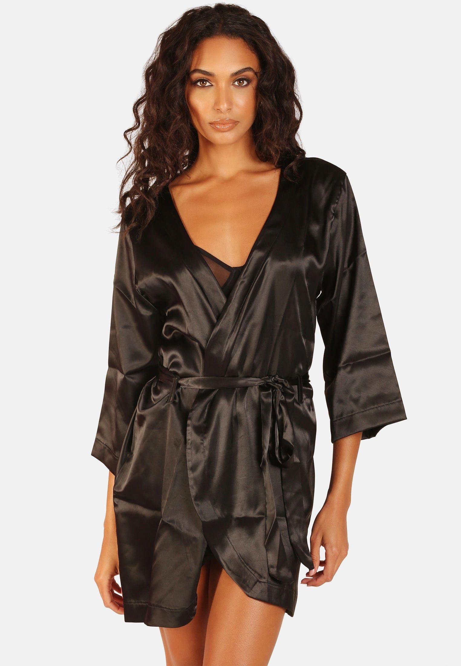 OW Collection - CANDICE Kimono - black caviar - 2