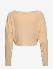 OW Collection - UNA Blouse - overdele - light beige - 1