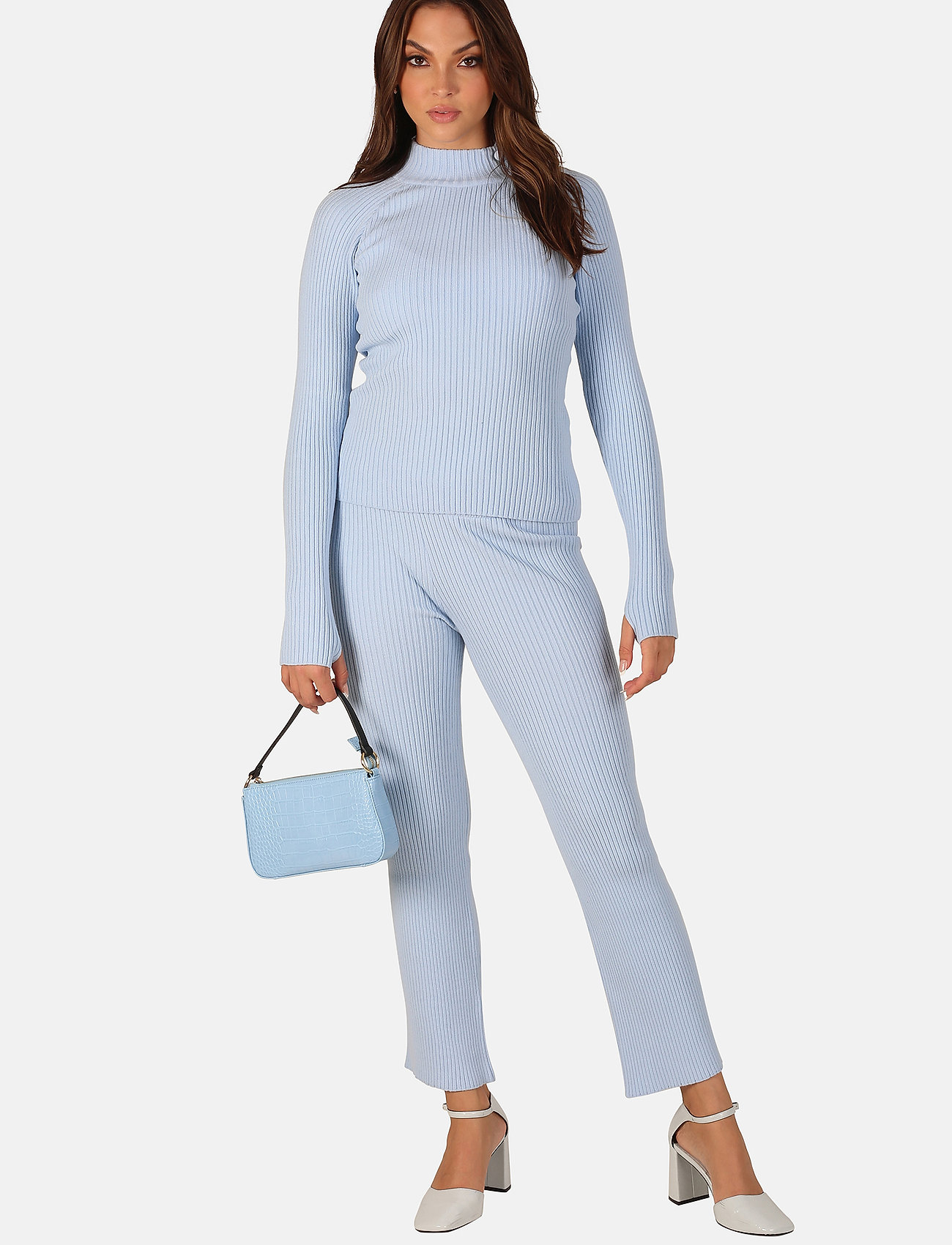 OW Collection - AVERY Sweater - 026 - blue - 5