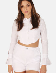 OW Collection - HELENE Shorts - laveste priser - white - 3