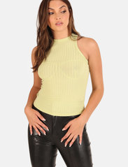 OW Collection - CALLIE Stitch Tank Top - oberteile - green - 4