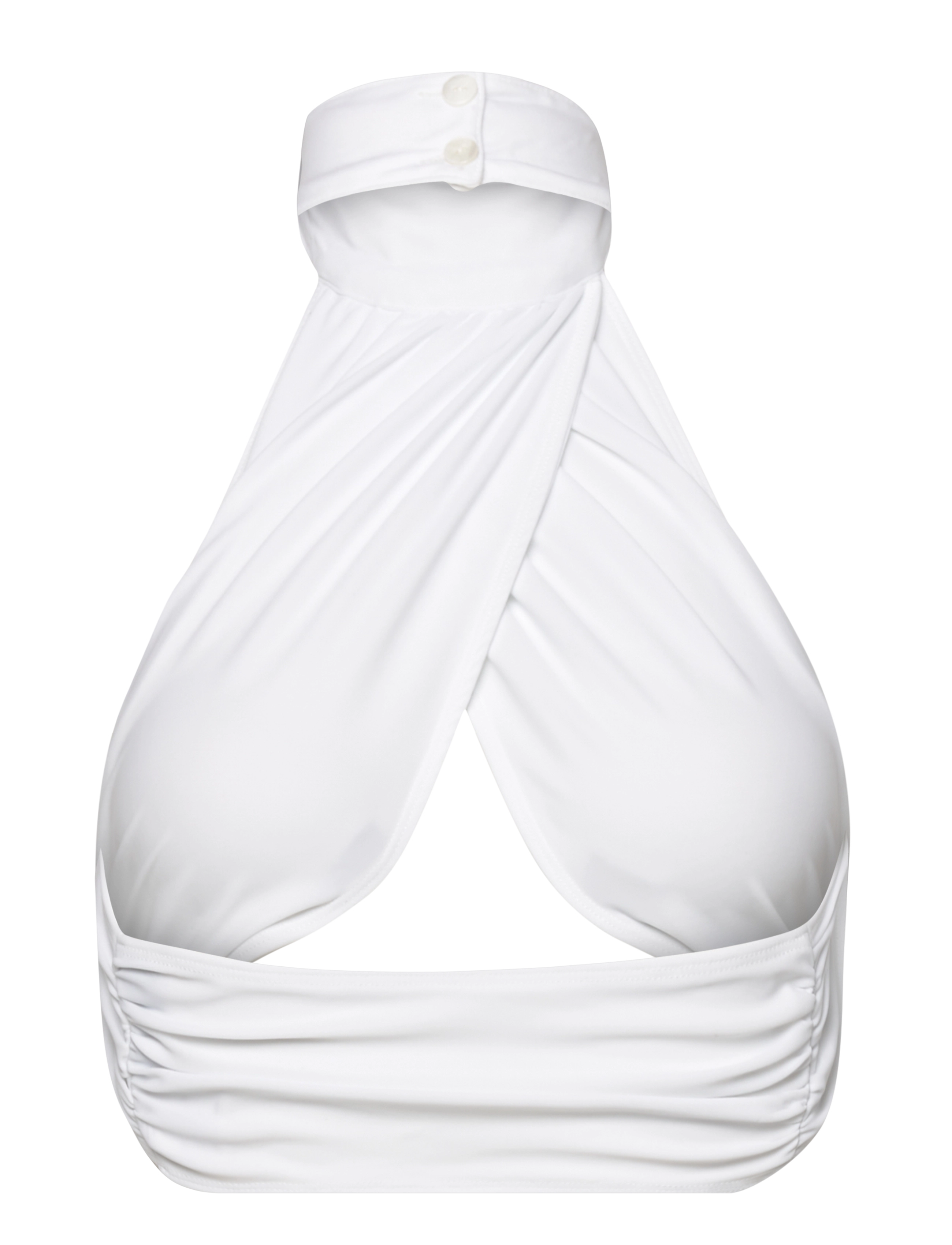OW Collection - INDIGO Bikini Top - white - 1