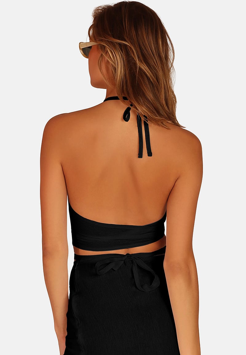 OW Collection - CRETE Top - besondere anlässe - black caviar - 3