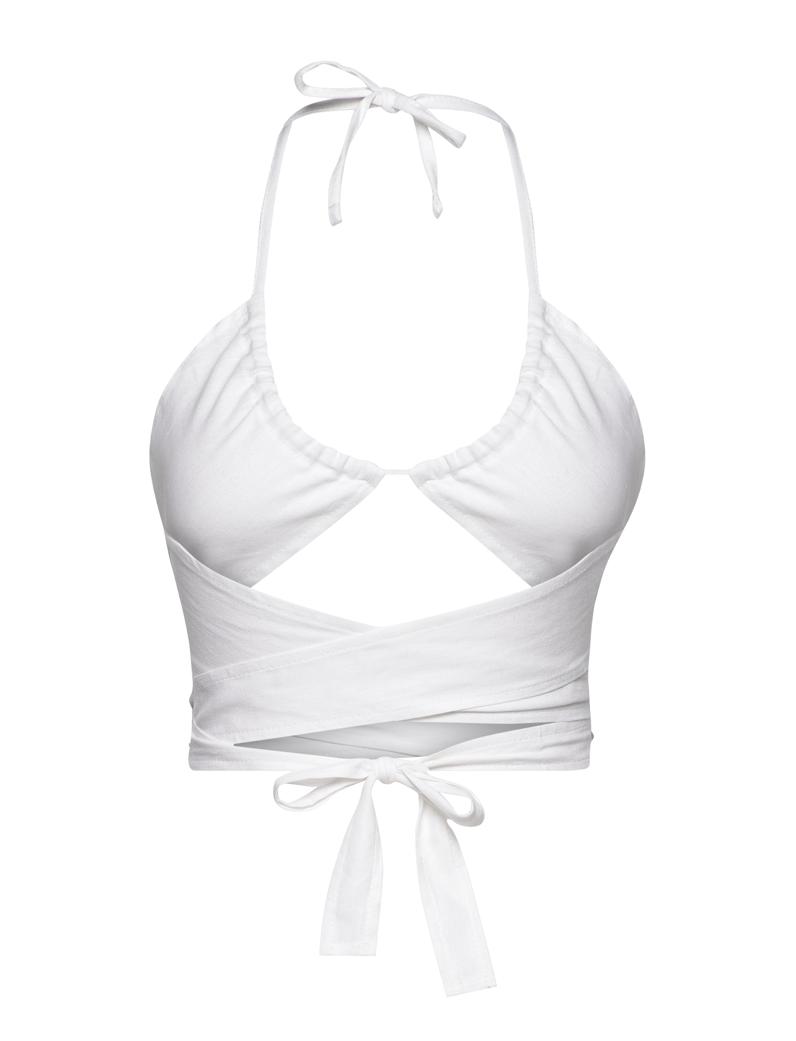 OW Collection - CRETE Top - party tops - white - 2