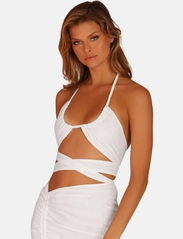 OW Collection - CRETE Top - feest tops - white - 2