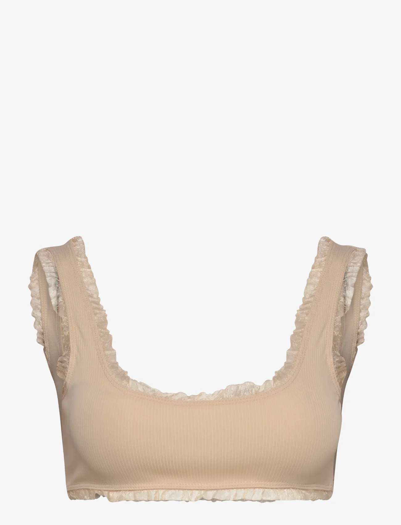 OW Collection - LUCKY Top - tank-top-bhs - light beige - 0